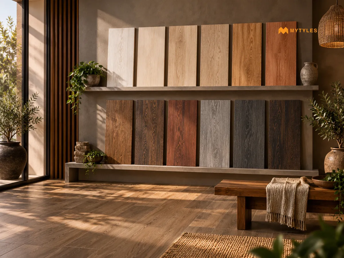 Wooden Tile Colours and Their Shades